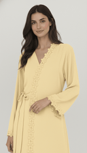 The Wardah Floral Lace Wrap Abaya - TAL by The Abaya Lab
