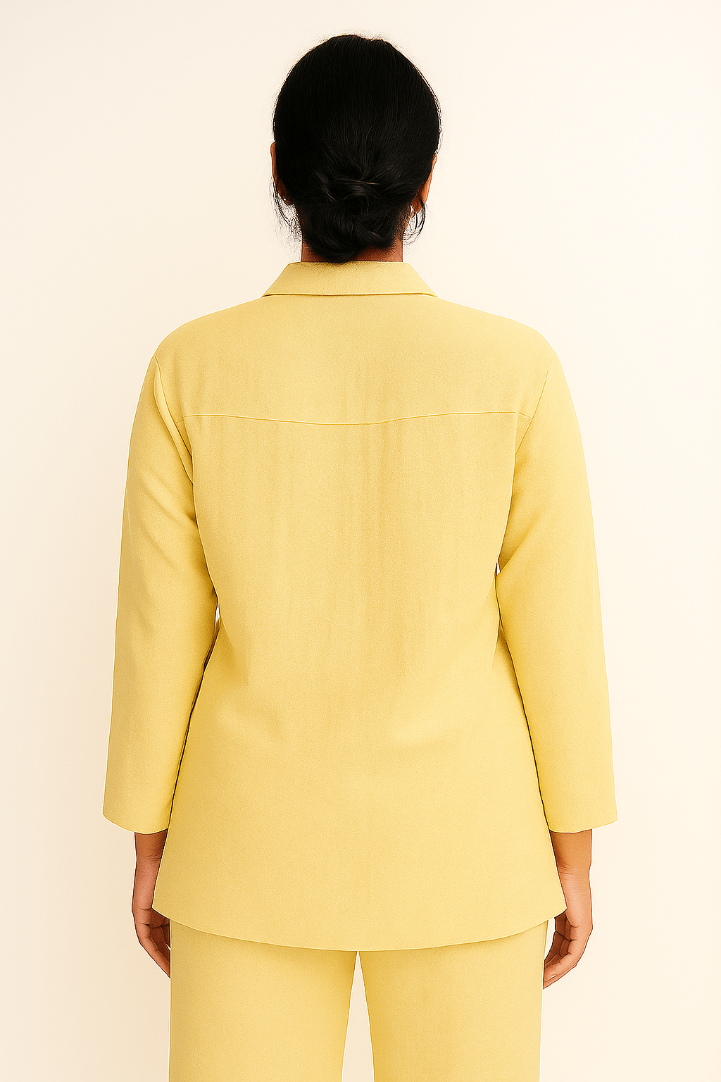 The Yara Buttercream Yellow Modest Travel Set - The Abaya Lab