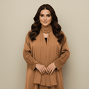 The Yara Buttoned Sleeves Open Abaya - TAL by The Abaya Lab