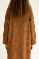 The Yara Terracotta Tropic Abaya - TAL by The Abaya Lab
