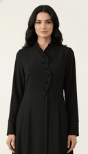 The Yazia Delicate Ruffle Statement Abaya - TAL by The Abaya Lab