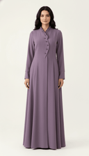 The Yazia Delicate Ruffle Statement Abaya - TAL by The Abaya Lab