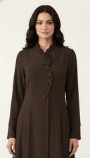 The Yazia Delicate Ruffle Statement Abaya - TAL by The Abaya Lab