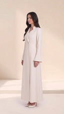 The Zabya Tailored Blazer Abaya with Flared Cuffs - TAL by The Abaya Lab