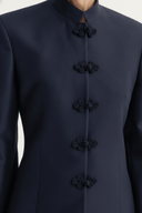 The Zaina Tailored Mandarin Collar Blazer Set - TAL by The Abaya Lab