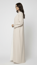 The Zainoor Graceful Lace Accent Abaya - TAL by The Abaya Lab