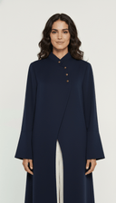 The Zayane Cross - Front and Flared Cuffs Abaya - TAL by The Abaya Lab