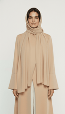 The Zayane Cross - Front and Flared Cuffs Abaya - TAL by The Abaya Lab