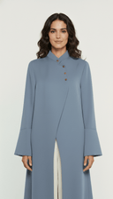 The Zayane Cross - Front and Flared Cuffs Abaya - TAL by The Abaya Lab
