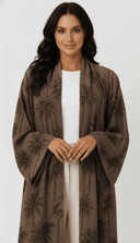 The Zohal Tropical Palm Elegance Abaya - TAL by The Abaya Lab