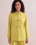 The Samirah Mandarin Collar Co-Ord Set with Braided Closures