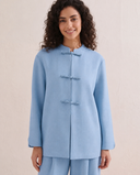 The Samirah Mandarin Collar Co-Ord Set with Braided Closures